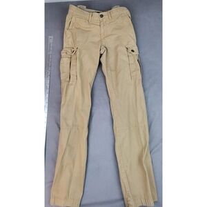 American Eagle Outfitters Cargo Pants Men 30 34 Brown Straight Droit Trousers